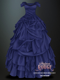POISON ROUGE Lovelace Victorian Dress Navy