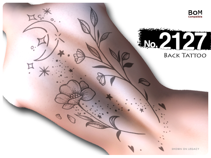(Back Tattoo) No.2127