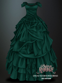 POISON ROUGE Lovelace Victorian Dress Emerald