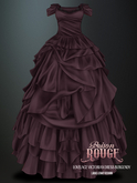 POISON ROUGE Lovelace Victorian Dress Burgundy 
