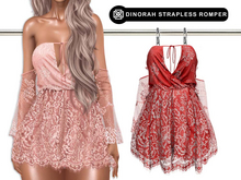 Addams // Dinorah Strapless Romper v2 // N*9