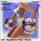 *FD* Magnificent Poms [Boxed] Royals
