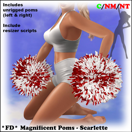 *FD* Magnificent Poms [Boxed] Scarlette