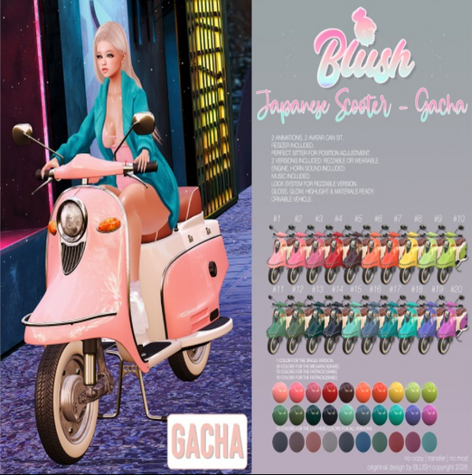 BLUSH - Japanse Scooter Rabbit - Gacha - Single Color #1