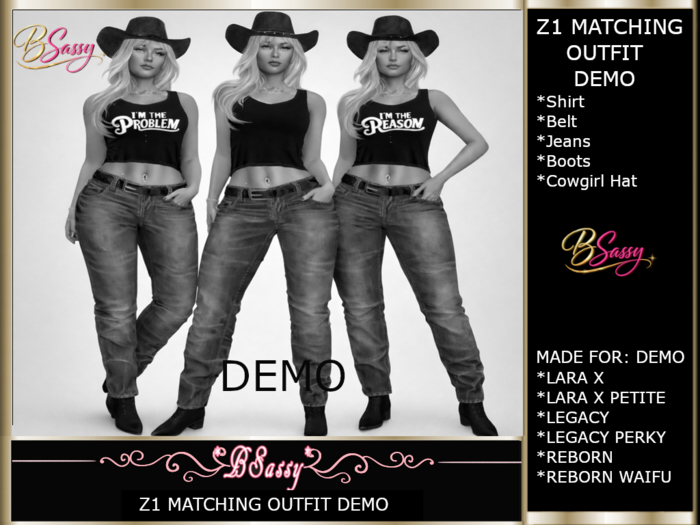 *BSASSY* Z1 OUTFIT DEMO