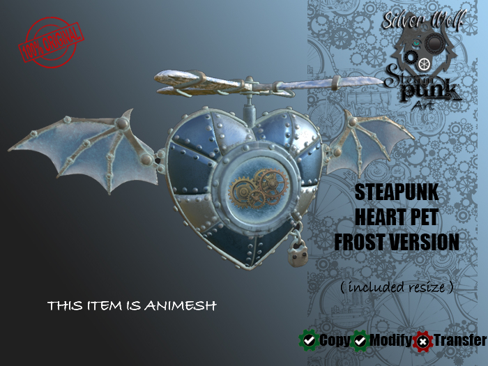 SW - Steampunk Heart Pet Animesh Frozen Version (Box)