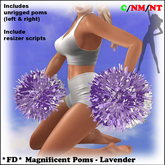 *FD* Magnificent Poms [Boxed] Lavender