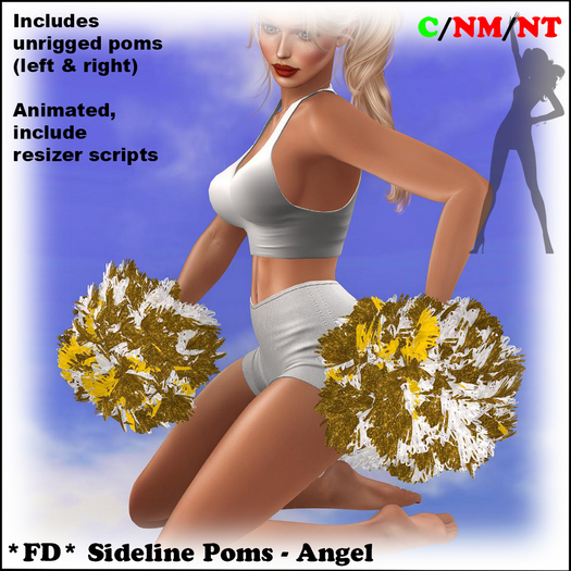 *FD* Sidelines Poms [Boxed] Angel