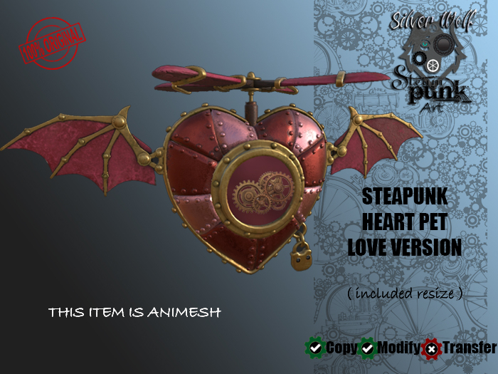 SW - Steampunk Heart Pet Animesh Love Version (Box)