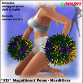 *FD* Magnificent Poms [Boxed] Mardi Gras