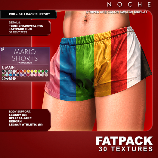 Noche. Mario Shorts Fatpack