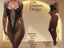 "GCD" Sarah One Piece Swimsuit Black