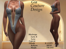 "GCD" Sarah One Piece Swimsuit Blue