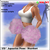 *FD* Aquarius Poms [Boxed] Stardust