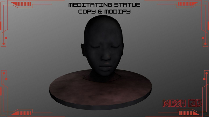 Meditating Statue Copy Modify