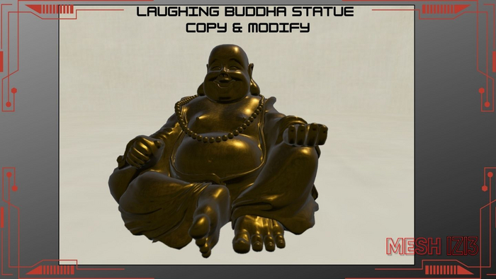 Laughing Buddha Statue Copy Modify