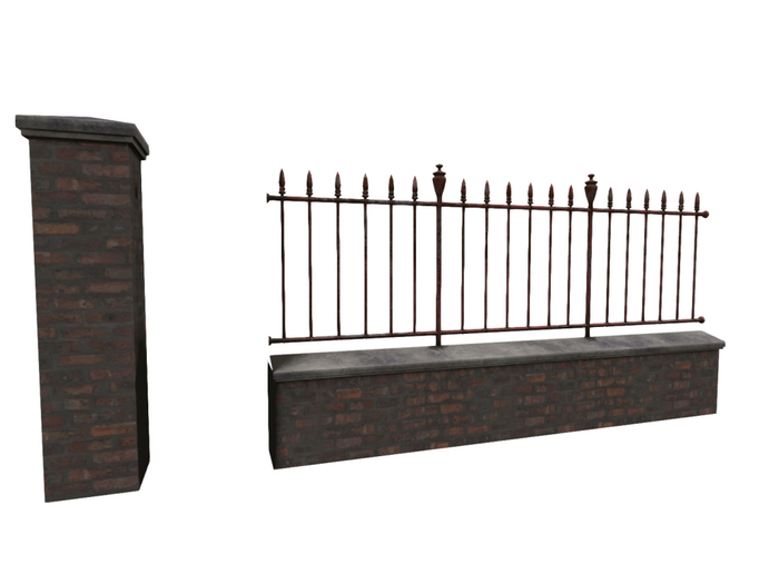 fence retaining wall