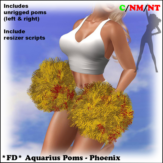 *FD* Aquarius Poms [Boxed] Phoenix