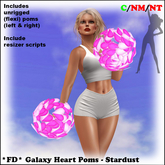 *FD* Galaxy Hearts Poms [Boxed] Stardust
