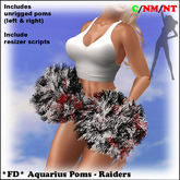 *FD* Aquarius Poms [Boxed] Raiders