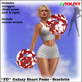*FD* Galaxy Hearts Poms [Boxed] Scarlette