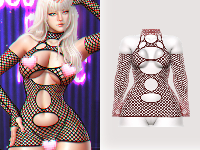 Madison - Aminata Dress [Red]