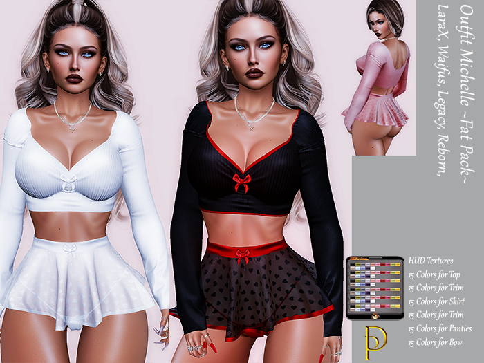 Outfit Michelle ~Fat Pack~ LaraX, Legacy, Waifus, Reborn