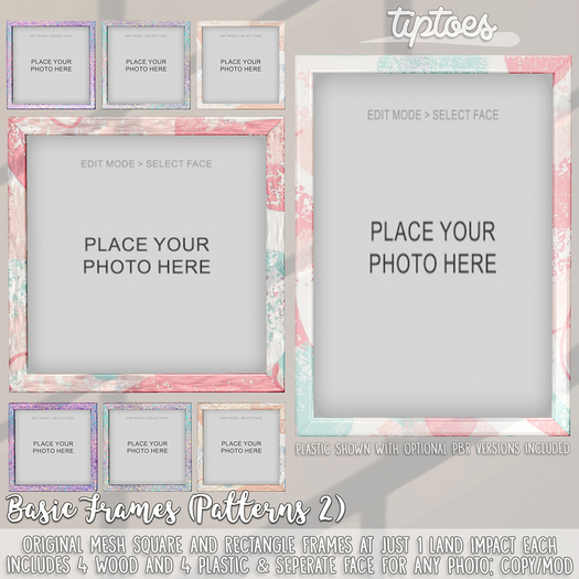 . tiptoes - Basic Frames - Patterns Set 2