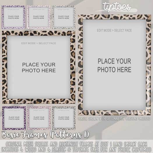 . tiptoes - Basic Frames - Patterns Set 1