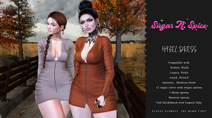 SNS HAZEL DRESS CHAI