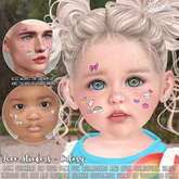 . tiptoes - Face Stickers - Cutesy