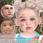 . tiptoes - Face Stickers - Summertime