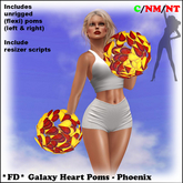 *FD* Galaxy Hearts Poms [Boxed] Phoenix