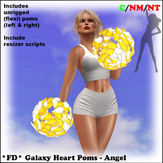 *FD* Galaxy Hearts Poms [Boxed] Angel