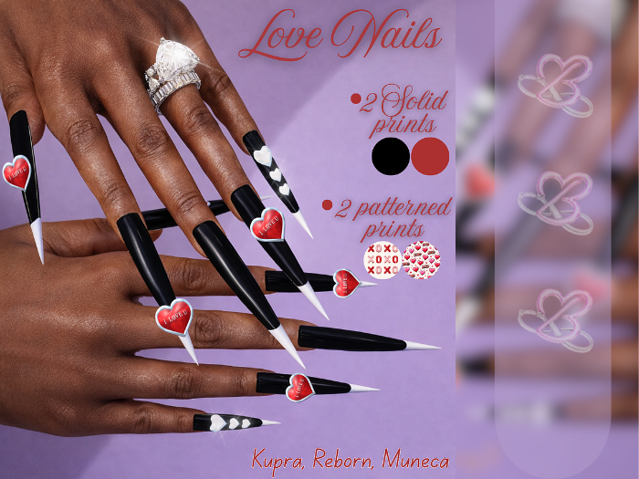 Beauties Texture {Love Nails} Pack