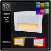 Mirror *new* PBR Spiegel free color frame *with resize*