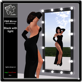 Mirror Spiegel PBR *NEW* black with lights V2