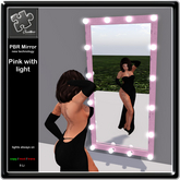 Mirror Spiegel PBR *NEW* pink with lights 