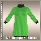[NF] Glennis Sweater - Green Stripe - Sizes XXS-L