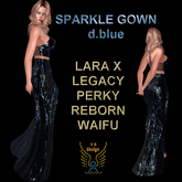 SPARKLE GOWN d.blue DEMO