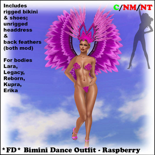*FD* Bimini Dance Outfit [Boxed] Raspberry
