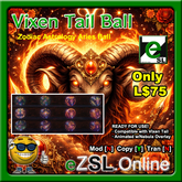 eZSL Aries Astrology Tail Ball for Vixen Tails [Add/Unpack]