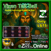 eZSL Aquarius Astrology Tail Ball for Vixen Tails [Add/Unpack]