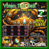 eZSL Cancer Astrology Tail Ball for Vixen Tails [Add/Unpack]