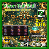 eZSL Libra Astrology Tail Ball for Vixen Tails [Add/Unpack]