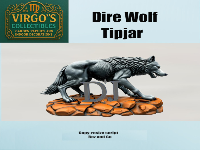 Dire Wolf Tipjar Boxed