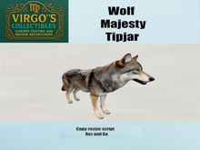 Wolf Majesty Tipjar Boxed