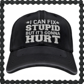 I Can Fix Stupid Cap,Men's Cap,Men's hat,mens hat,mens cap,mens baseball cap,