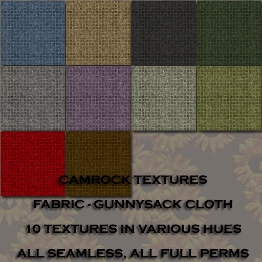 CamRock Textures: Fabric - Gunnysack Cloth
