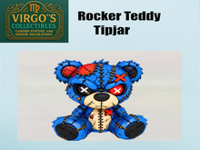Rocker Teddy Tip jar Boxed